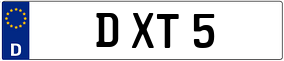 Truck License Plate